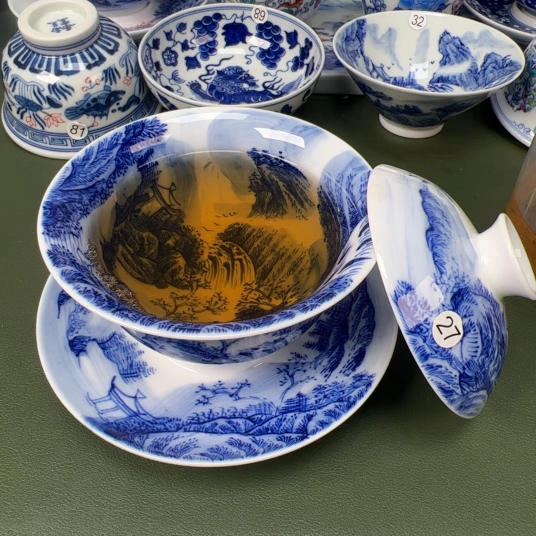 木木景德镇纯手工纯手绘茶具27