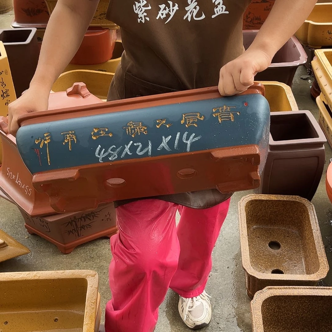 紫砂花盆盆景艺术