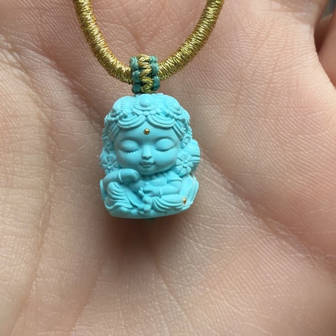 绿松石未镶嵌颈饰