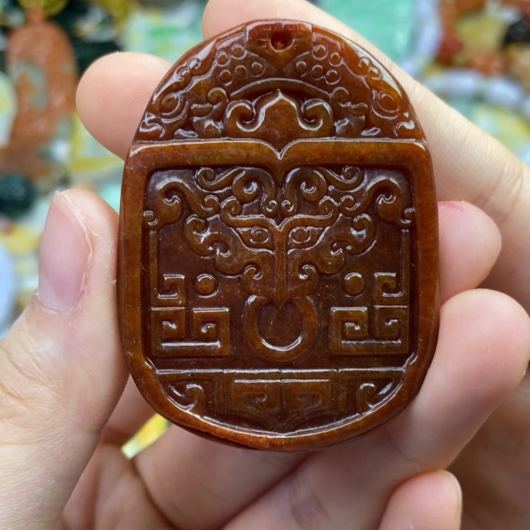 翡翠未镶嵌颈饰吊坠