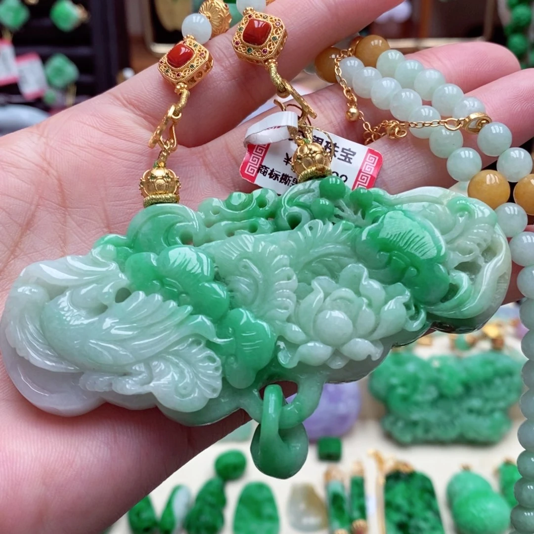 颈饰未镶嵌翡翠翡翠吊坠