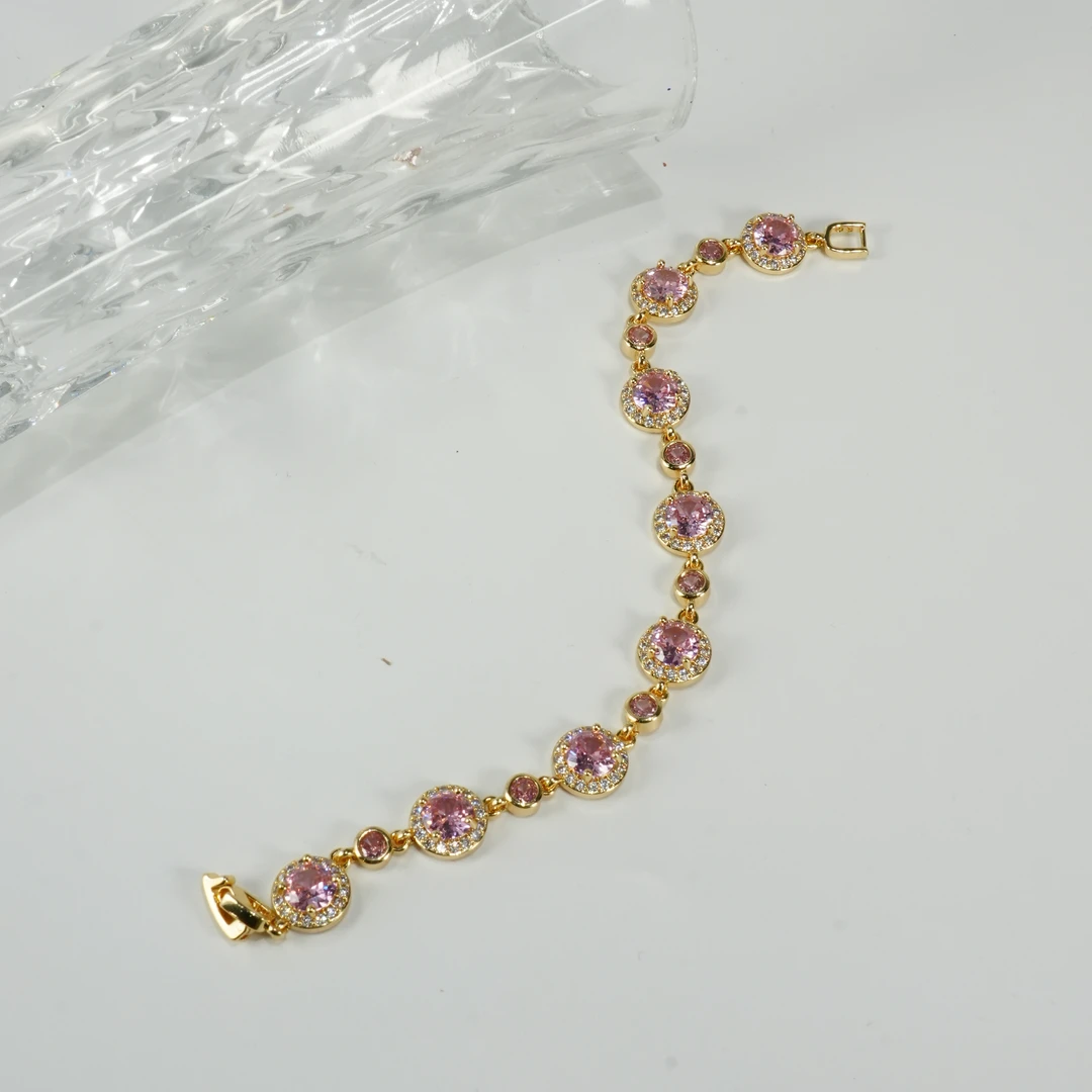 【高端嘉选】精品六爪粉手链——T00