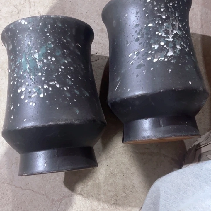 花盆紫砂口径16高度24两只正品