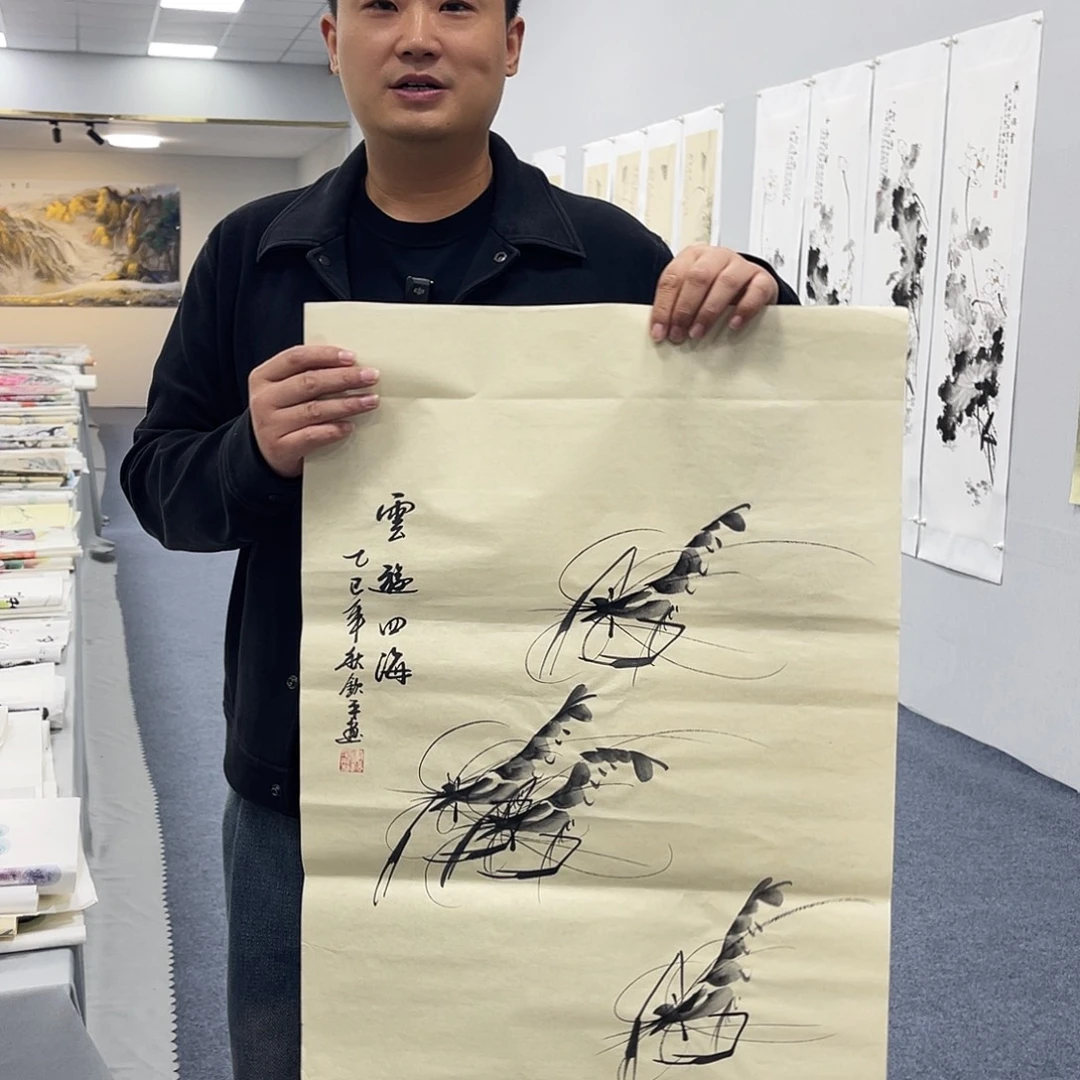 国画国画作品宣纸纯手绘