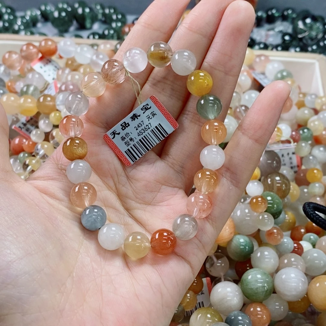 水晶手链未镶嵌兔毛453627