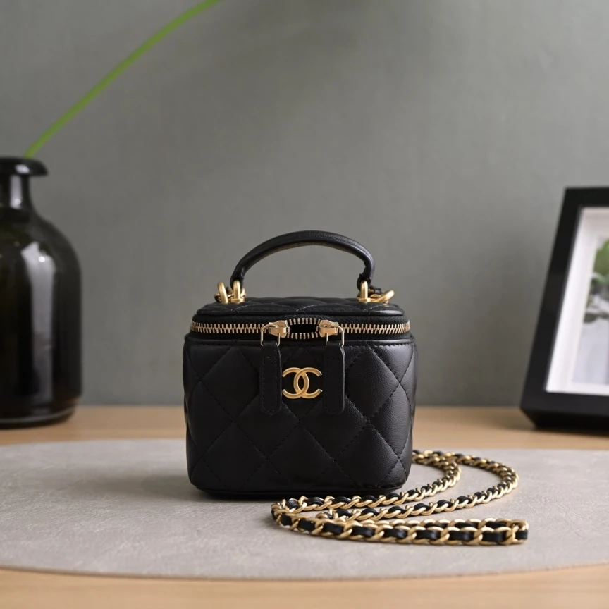 95新 Chanel/香奈儿 化妆盒/单肩包/3660