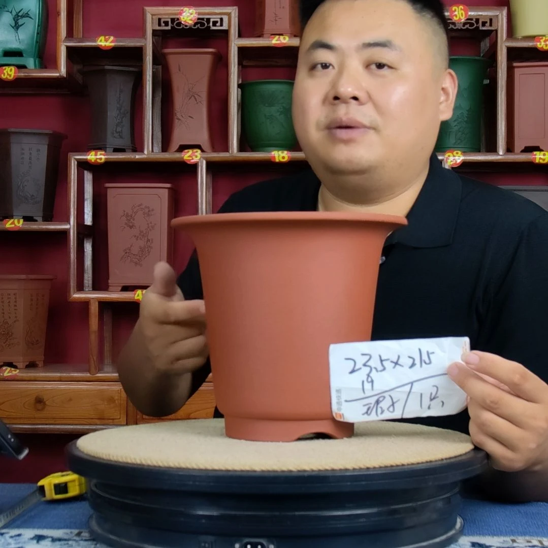 紫砂花盆紫砂花盆