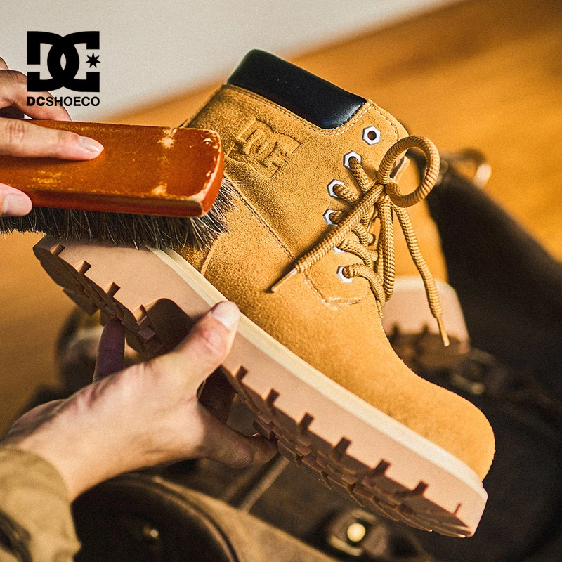 DCSHOES AURUM EDGE 马丁靴高帮户外工装大黄靴新款百搭男士男鞋