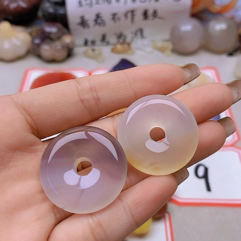 【闪购商品】未镶嵌玛瑙/玉髓珠宝半成品幸**见