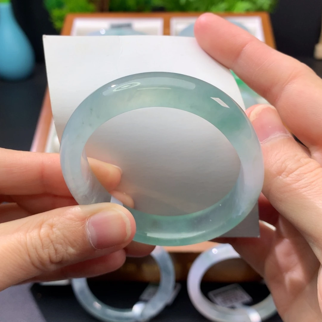 翡翠未镶嵌手镯闪购 16