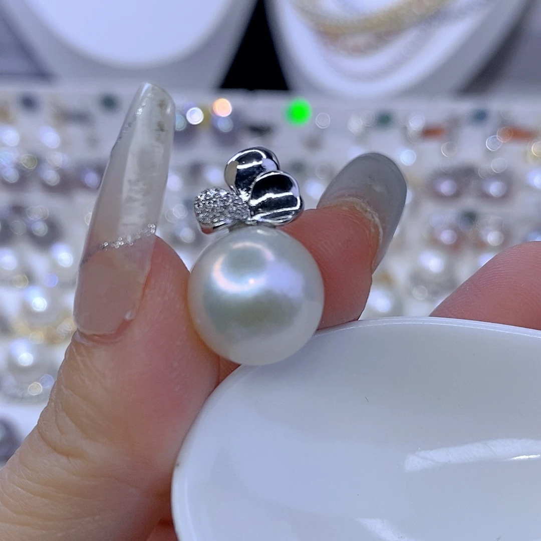 颈饰合金淡水珍珠