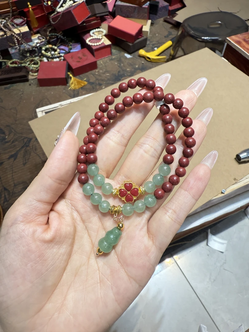 合香珠双圈手串+传承礼盒SZH0516