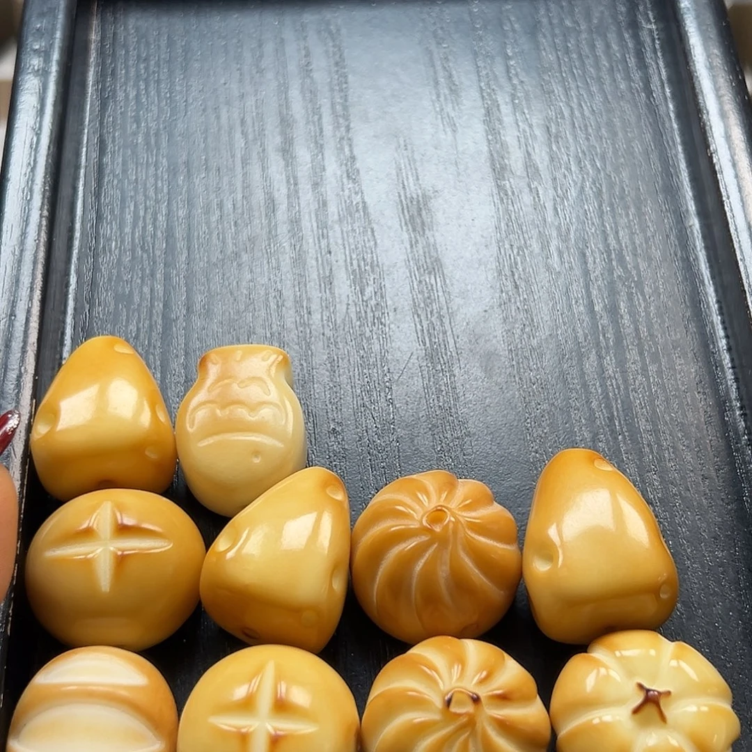 手串菩提根/象牙果微瑕炭烤食物混10课有招裂