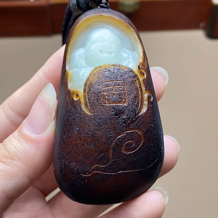 和田玉挂件未镶嵌F