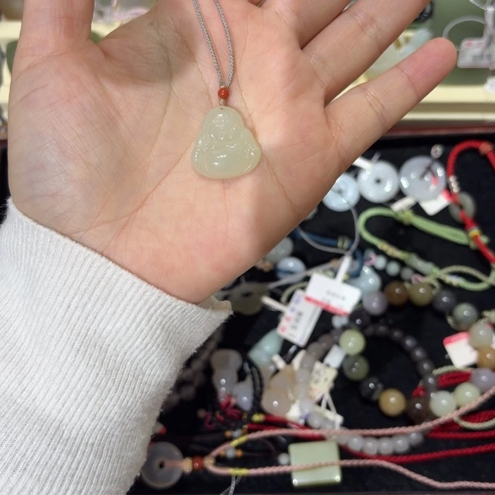 和田玉未镶嵌吊坠(不含链)宝润莱23