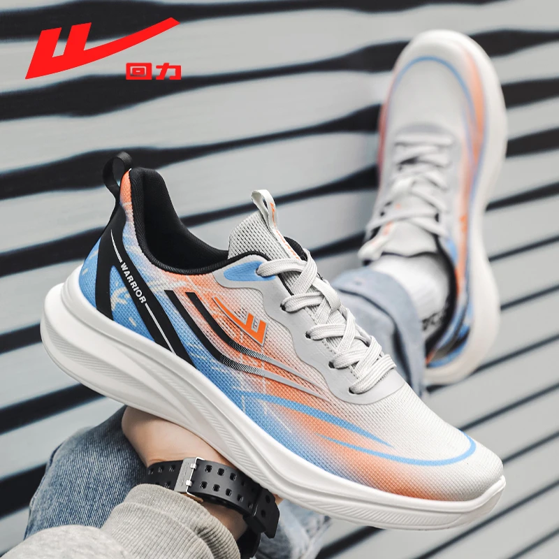 Warrior/回力春季时尚软底跑步时尚运动鞋青少年潮流百搭减震男鞋