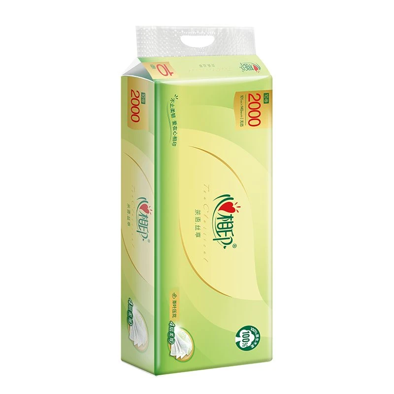 心相印茶语丝享四层无芯卫生纸2000gRW1010