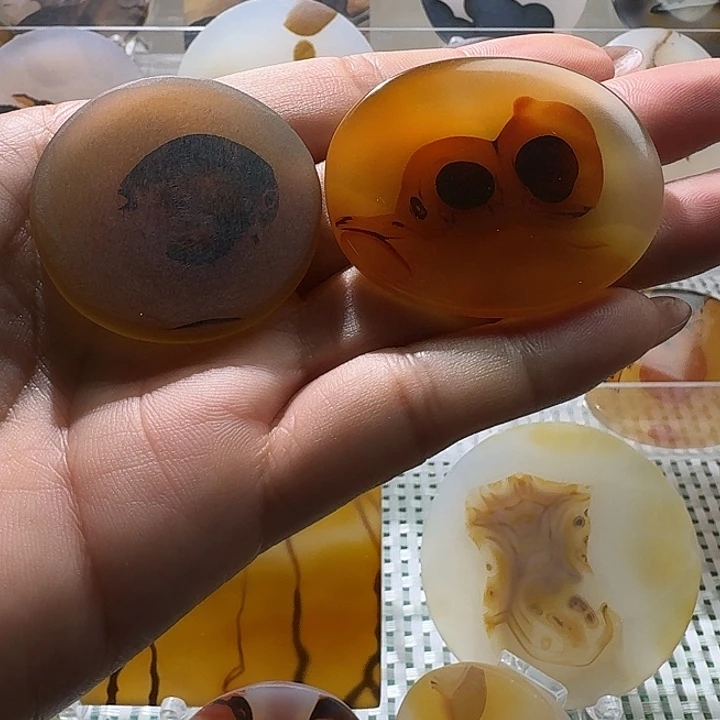 乾***爻玛瑙/玉髓项链未镶嵌