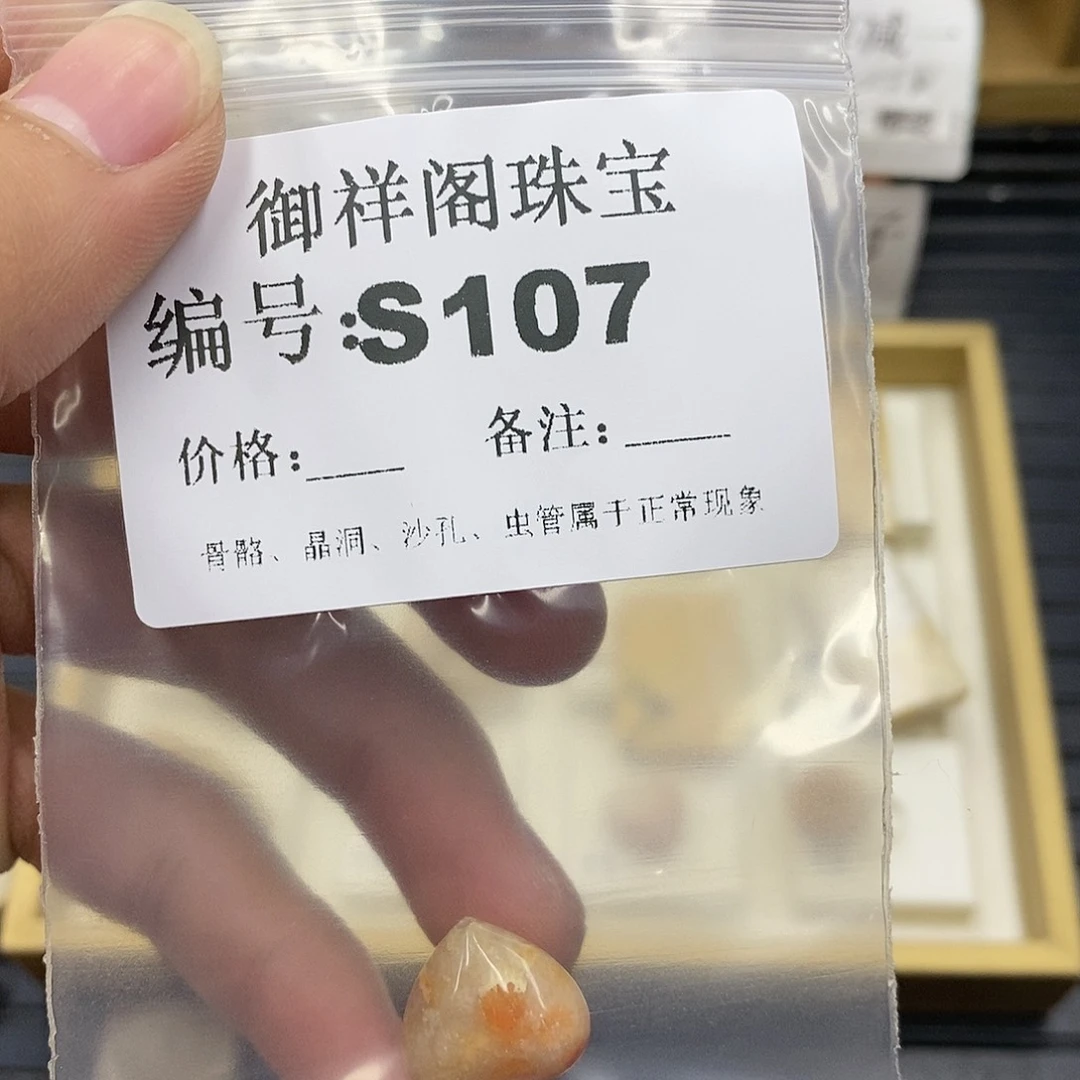 硅化珊瑚（珊瑚玉）未镶嵌颈饰月