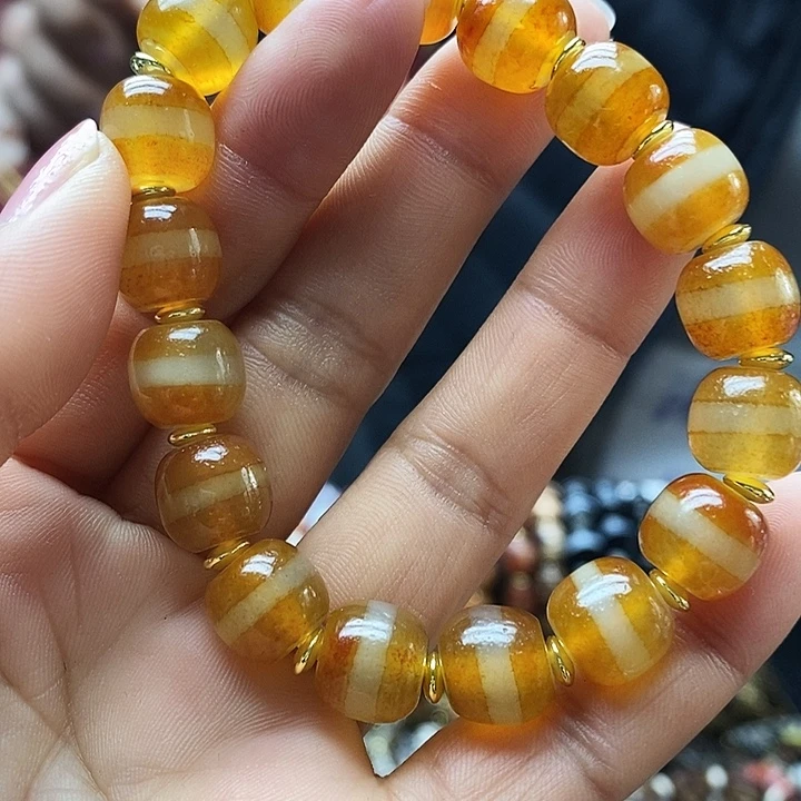 玛瑙/玉髓合金颈饰