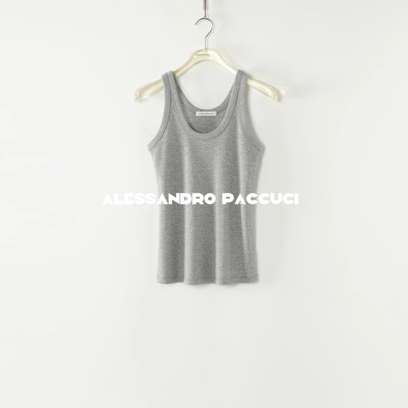 AP洛哥52020MB 棉质圆领无袖多色基础款时尚百搭休闲背心