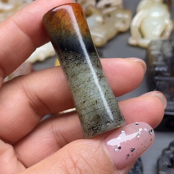 一***禅和田玉未镶嵌颈饰