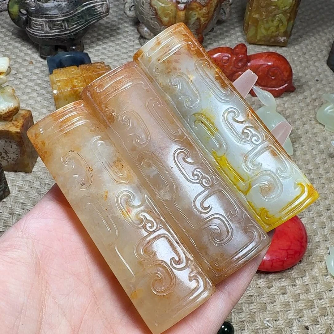 h***g白玉菩提吊坠挂件