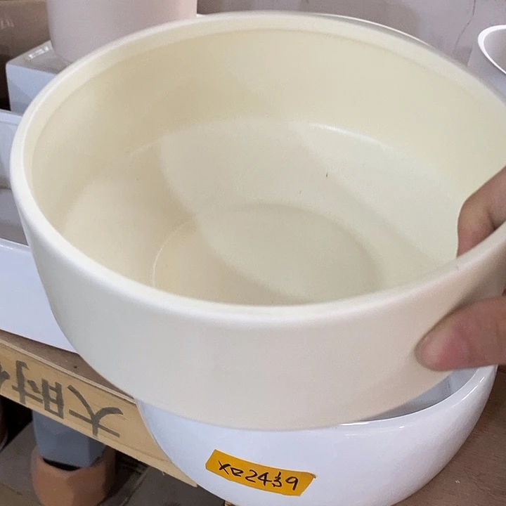 摆件陶盆有孔 瑕疵介意勿拍