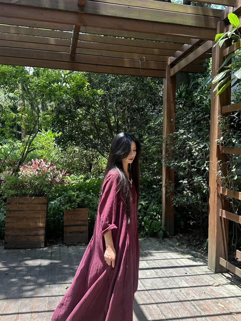 在雨中/花满楼连衣裙