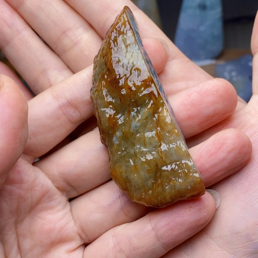 翡翠未镶嵌颈饰天然