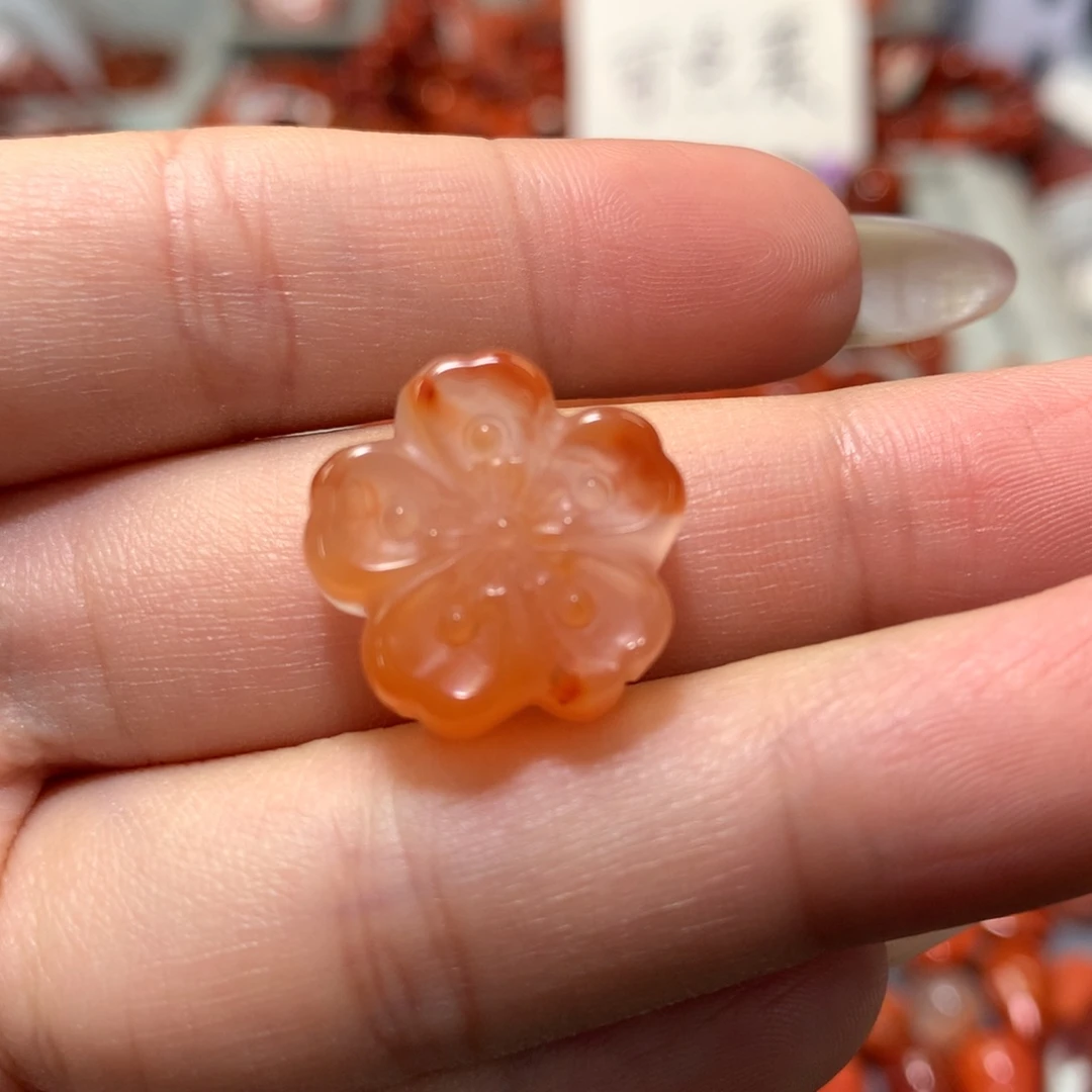 【闪购商品】南红玛瑙小花未镶嵌