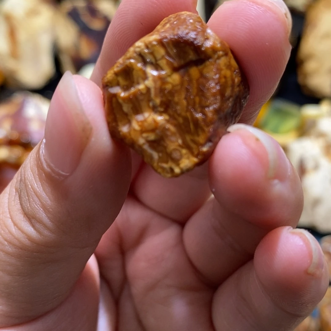 定制琥珀未镶嵌14加圆珠