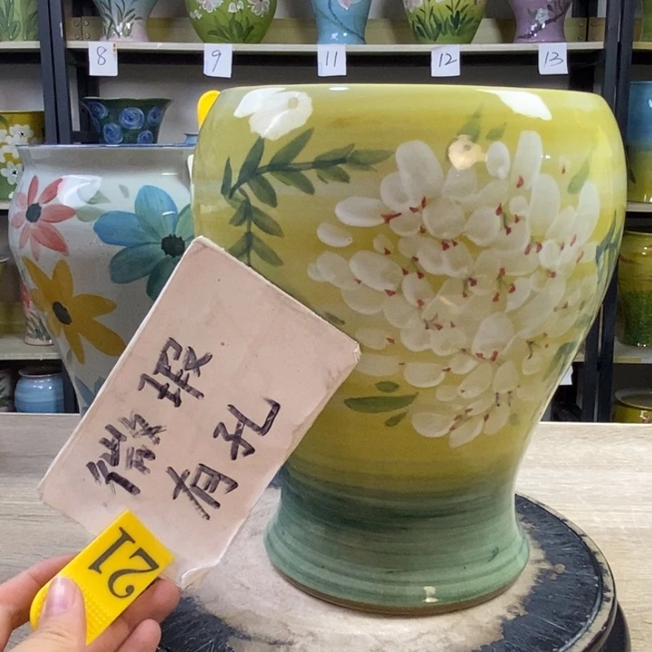 景德镇高温陶瓷花盆