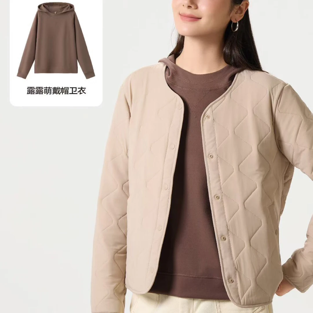 她炽女款2578两穿棉服保暖上装