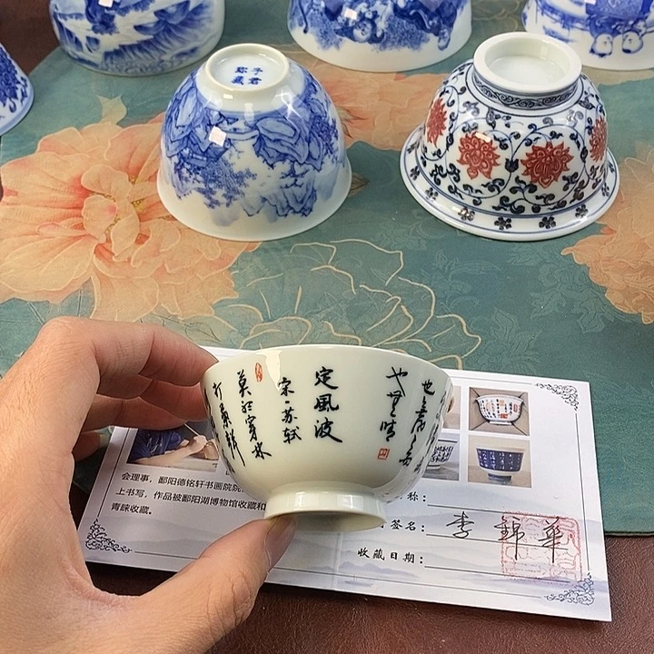 杯D***M现代景德镇全手工全手绘茶具1688888