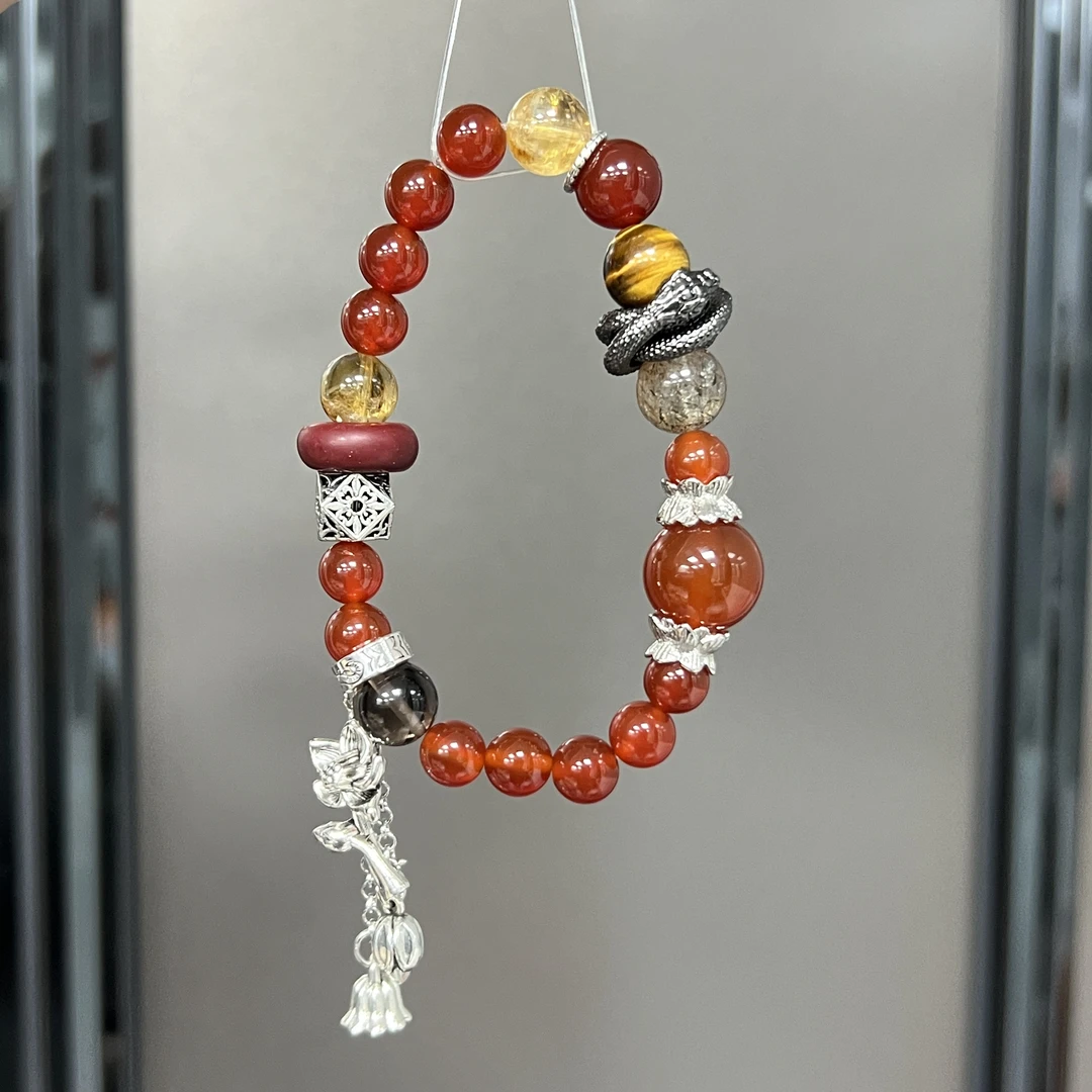 红玛瑙设计款手串【多样性发其一】