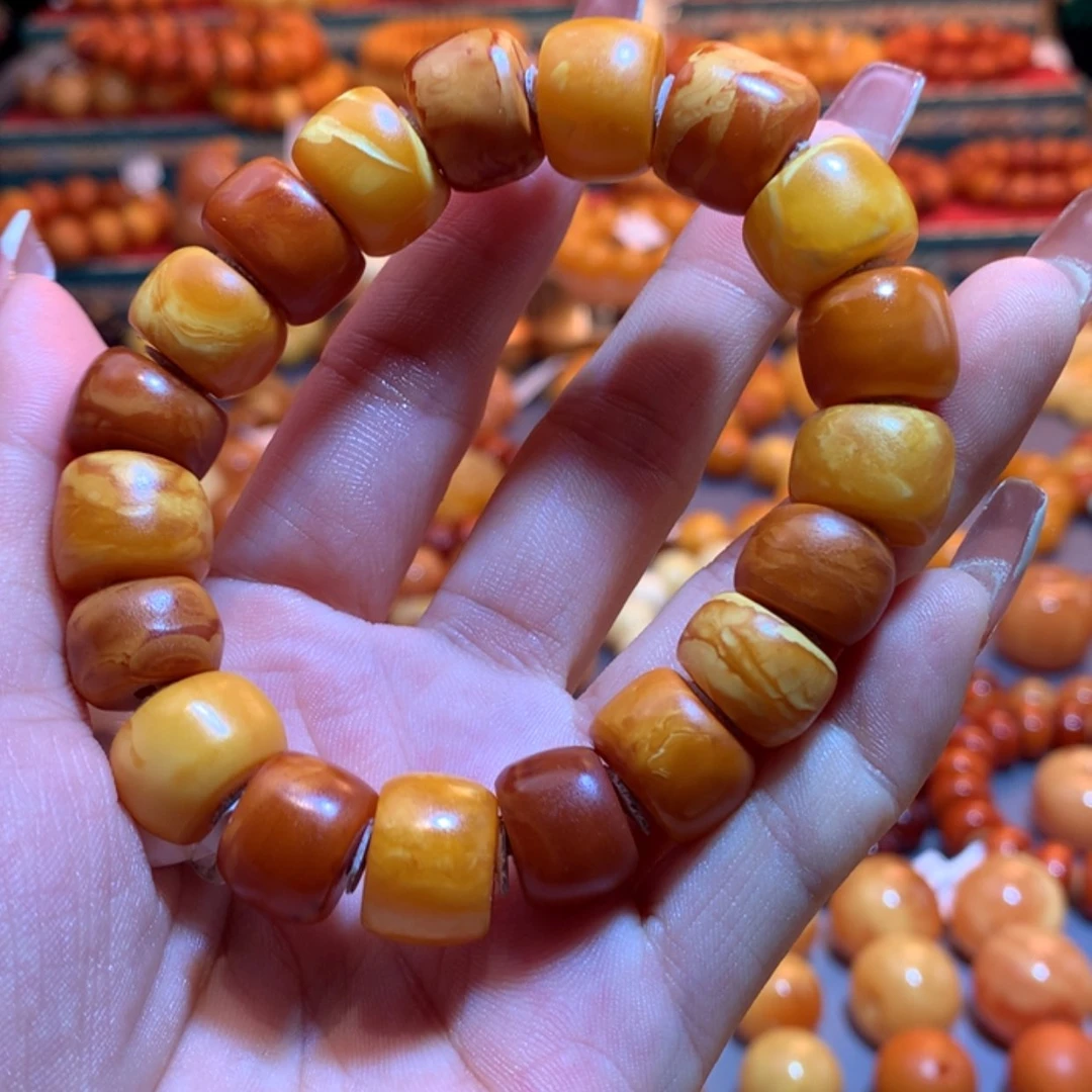 【闪购商品】未镶嵌琥珀手链蜜蜡