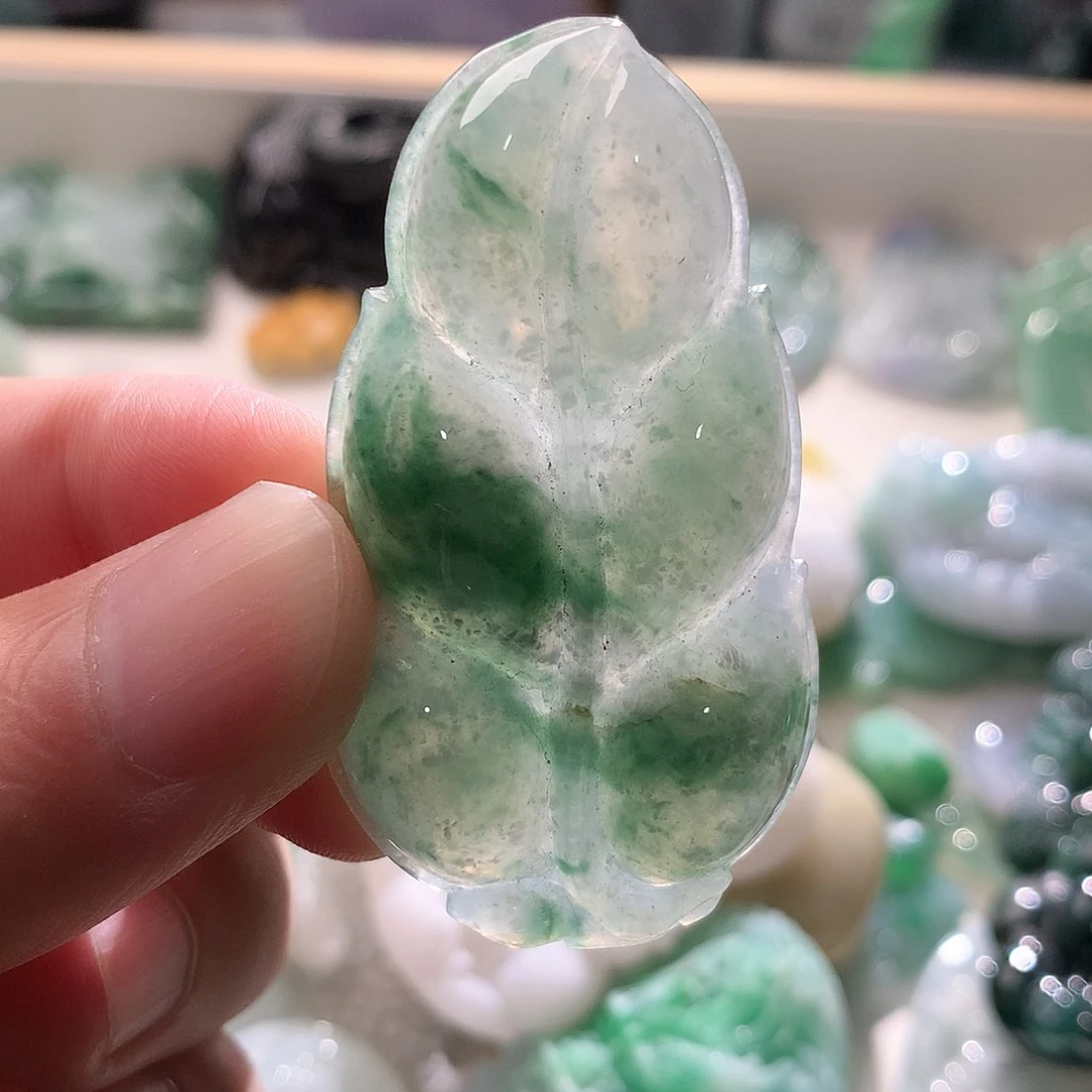 翡翠散珠翡翠原石片料