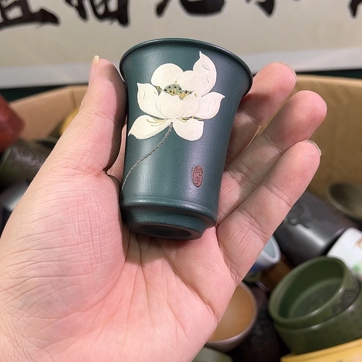 茶杯紫砂全手工紫砂主人杯