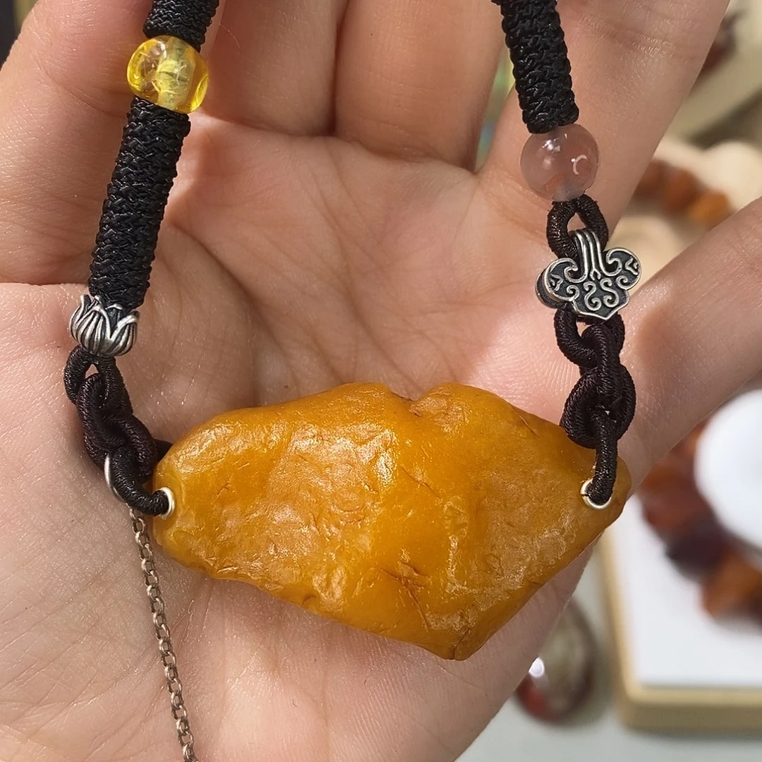 未镶嵌琥珀裸石我