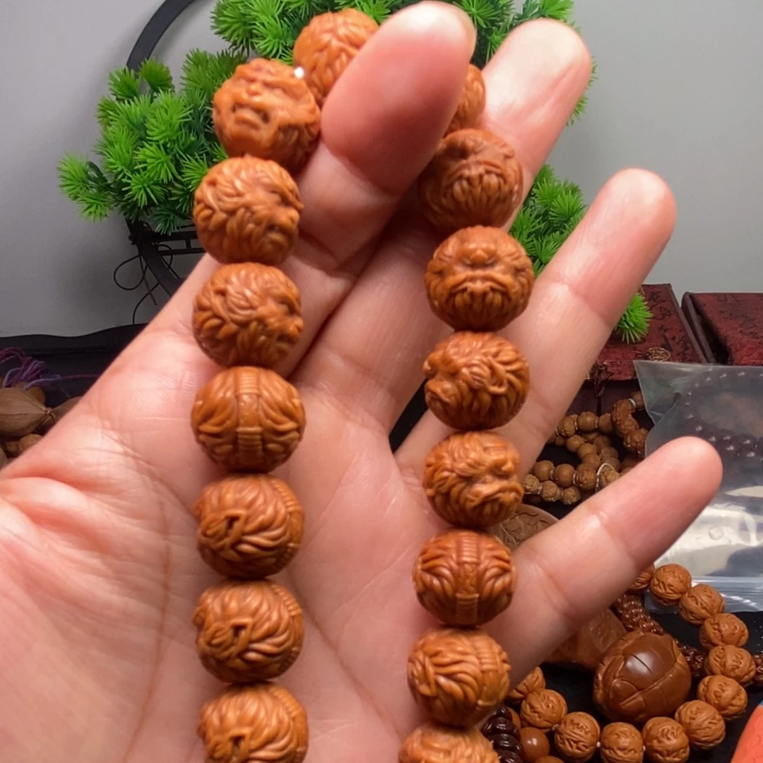 菩提籽类橄榄核雕刻手串手链项链吊坠