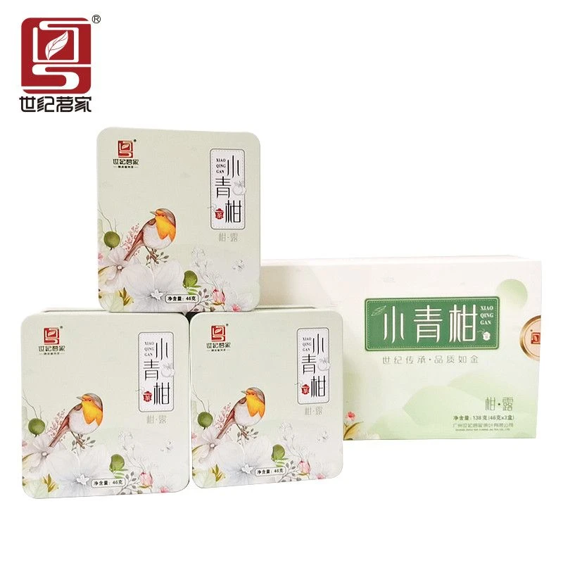 世纪茗家柑露小青柑138克陈皮普洱小青柑正宗新会特产柑普茶送礼