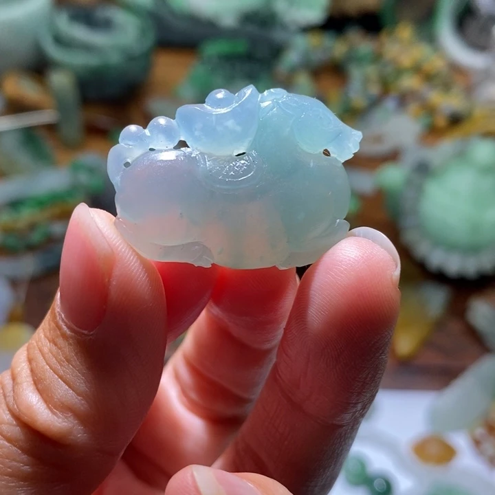 定制翡翠未镶嵌毛货