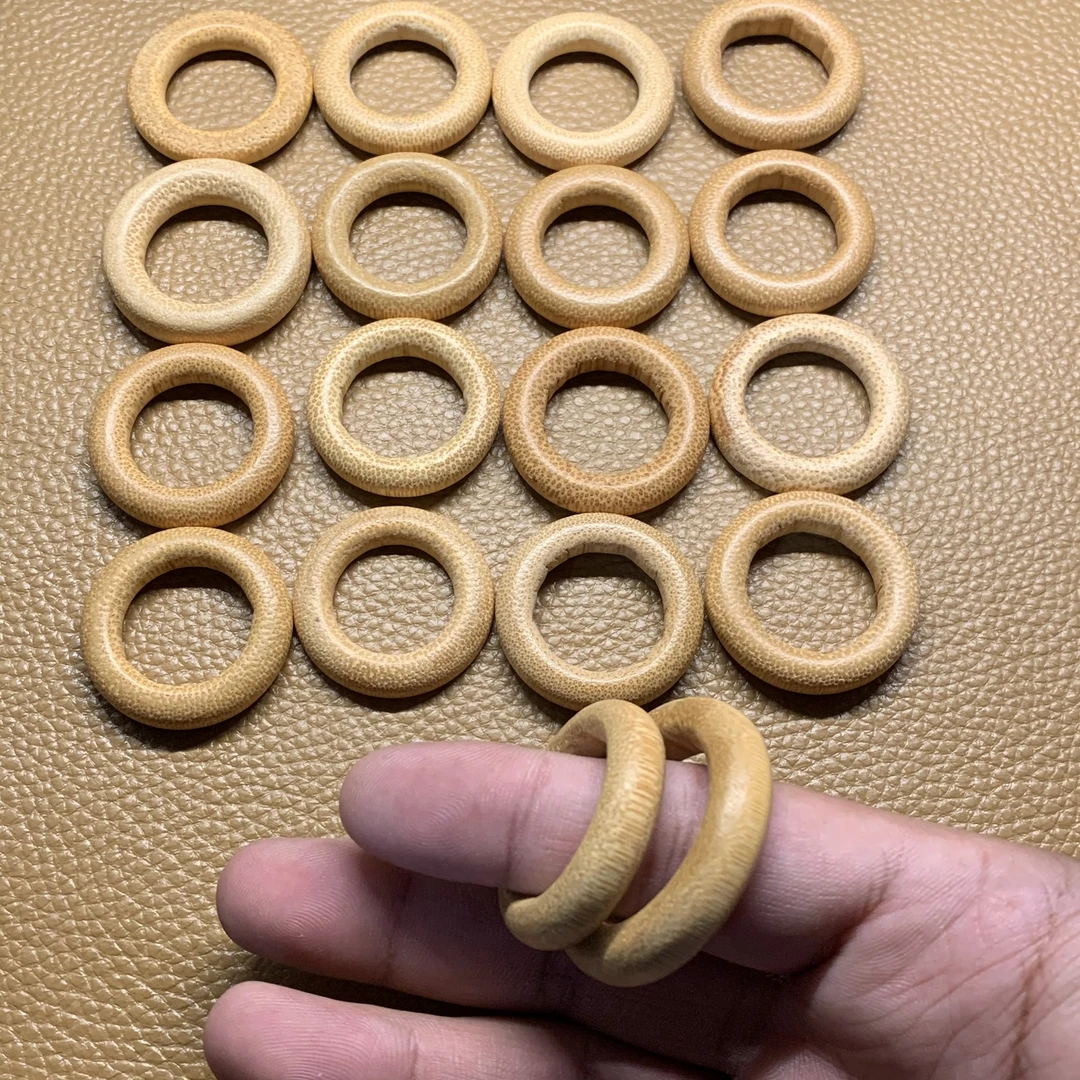 B41 实心玉竹雕刻竹环