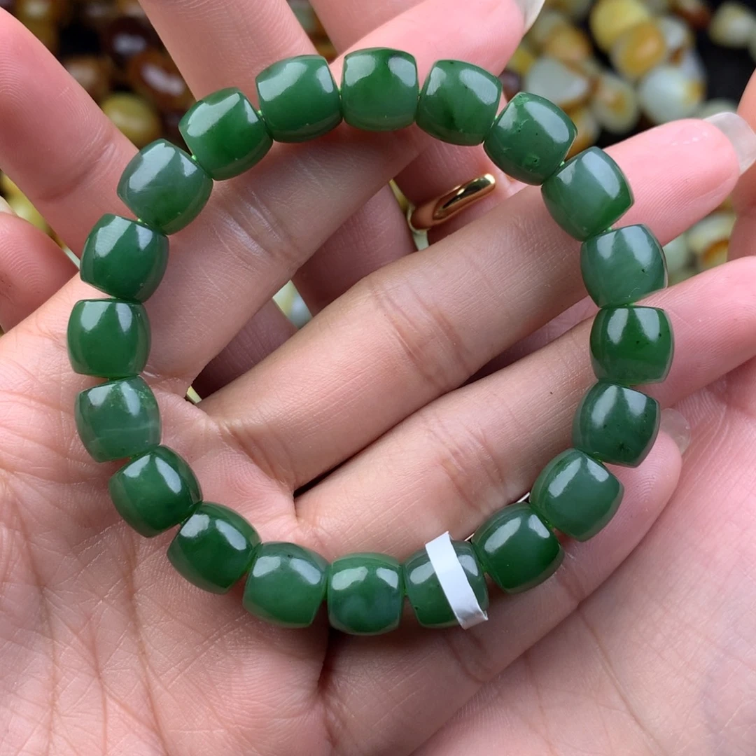 和田玉未镶嵌手链