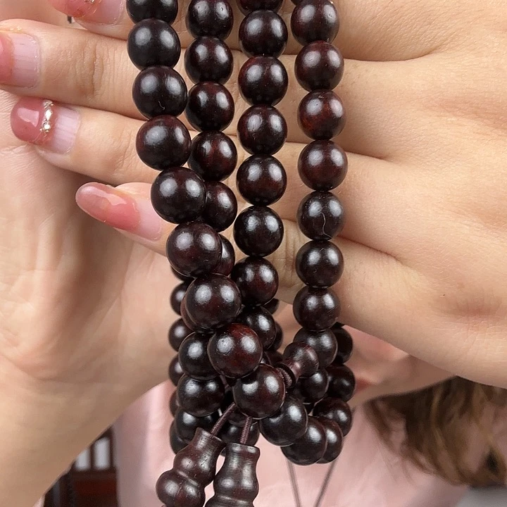 檀香紫檀（小叶紫檀）0.8 108手串 直播间为准