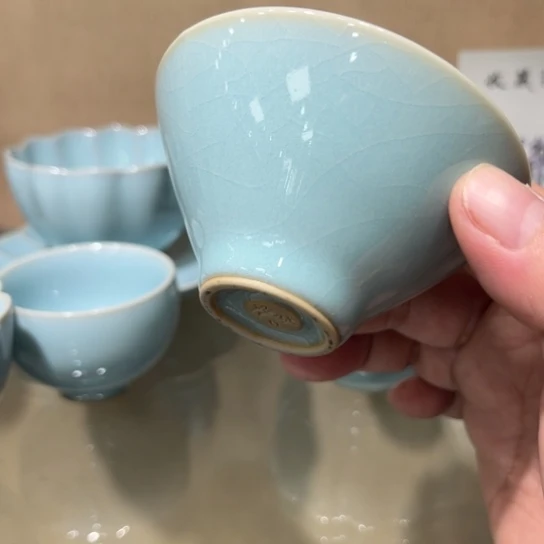 瓷片陶瓷茶具汝瓷茶具