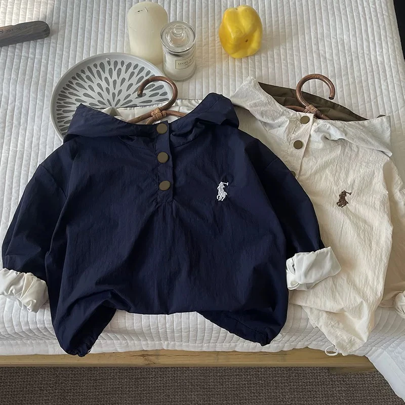 新款春夏儿童男童冲锋衣韩版外套上衣03