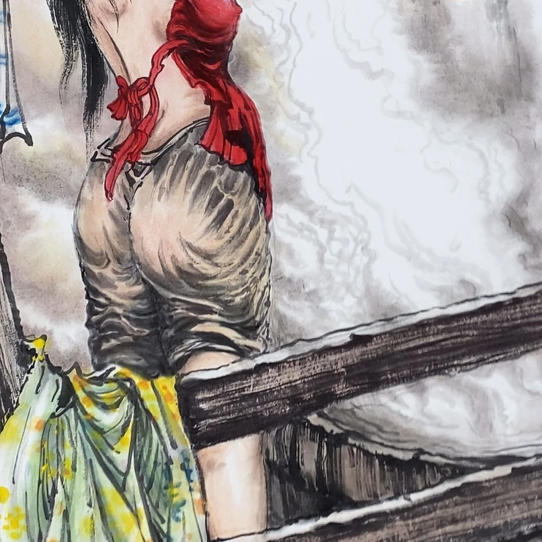 国画黄**著肉汤里煮出香的汤也