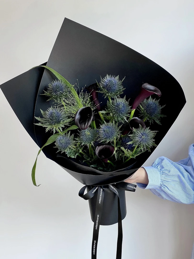 进口刺芹大磁铁蓝星球高级花材云南发货冷链包邮